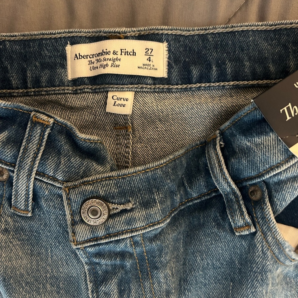 Abercrombie & Fitch Blue Denim Jeans - Picture 2 of 5